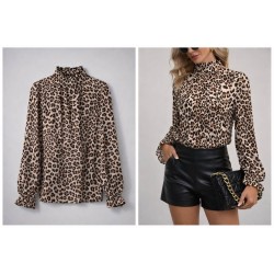 Blusa estampado leopardo – elegante