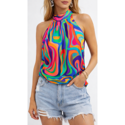 Top colorido efecto WOW 🌈🔥