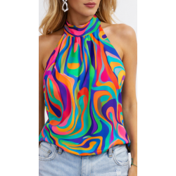 Top colorido efecto WOW 🌈🔥