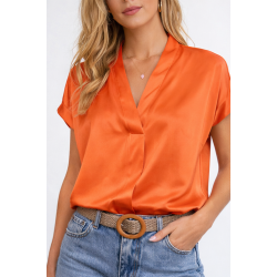 Blusa naranja chic irresistible 🔥
