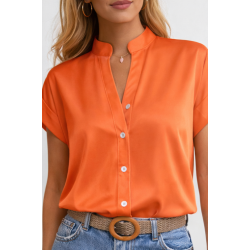 Blusa naranja chic irresistible 🔥