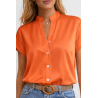 Blusa naranja chic irresistible 🔥