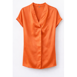 Blusa naranja chic irresistible 🔥